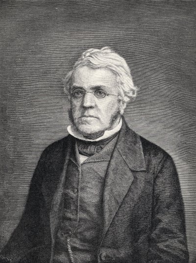 Portrait of William Makepeace Thackeray by Mathew B. Brady